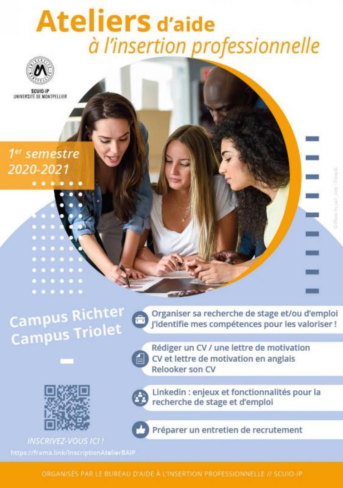 Ateliers d’aide à l’insertion professionnelle