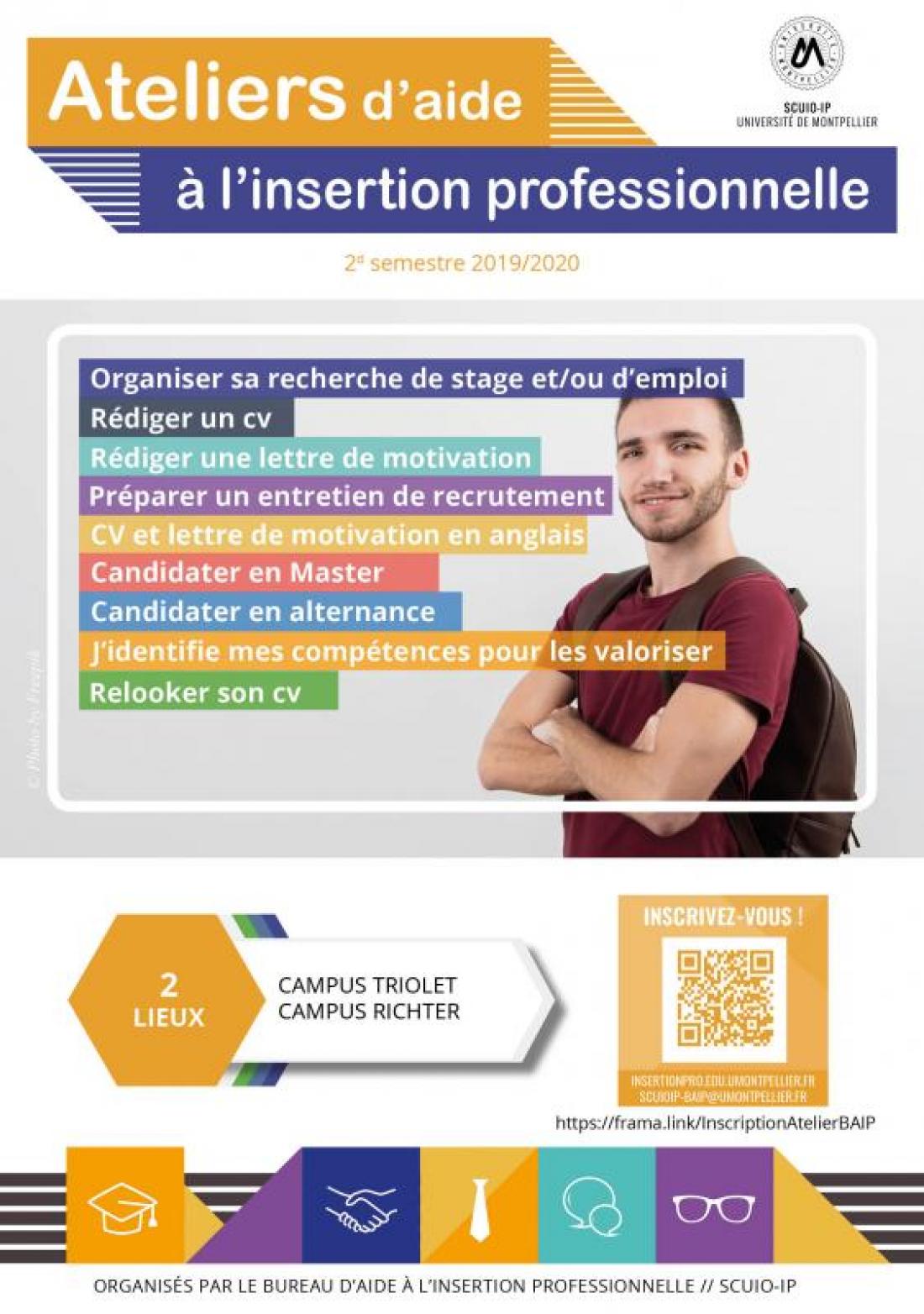 Ateliers d’aide à l’insertion professionnelle