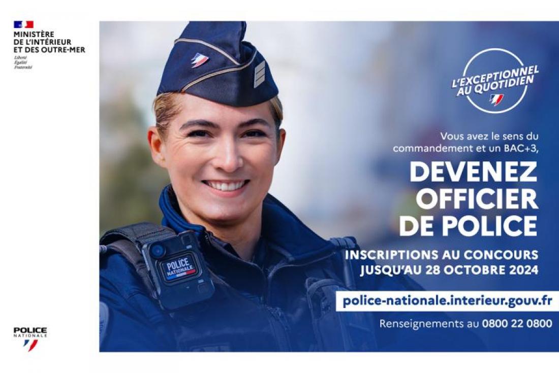 affiche officier police