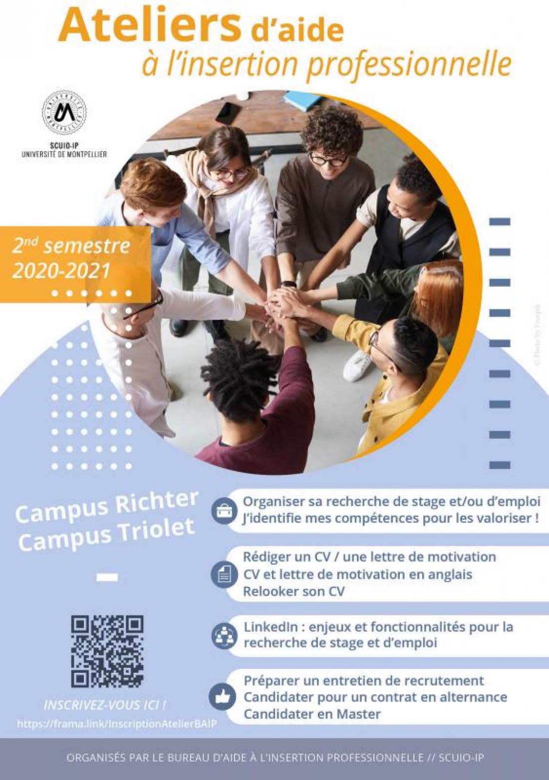 Ateliers d’aide à l’insertion professionnelle