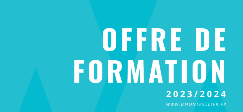 Bandeau offres de formations UM